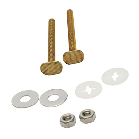 Fluidmaster Fluidmaster Bowl to Floor Bolts Brass 7111